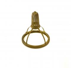Rare set of 8 cast bronze Art Deco pendant - 1536329