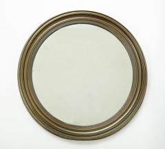 Rare solid brass round looking glass - 2146179