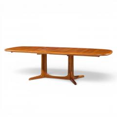 Rasmus Mid Century Danish Teak Expanding Dining Table with 2 Leaves - 4576450