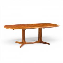 Rasmus Mid Century Danish Teak Expanding Dining Table with 2 Leaves - 4576456