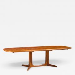 Rasmus Mid Century Danish Teak Expanding Dining Table with 2 Leaves - 4576489