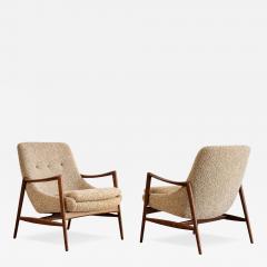 Rastad Relling Set of Lounge Chairs by Rolf Rastad and Adolf Relling Norway 1950s - 4795685