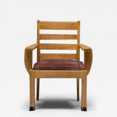 Rationalist Armchairs in Oak Holland 1920s - 3435288