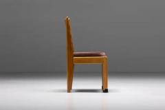 Rationalist Dining Chairs in Oak Holland 1920s - 3432575
