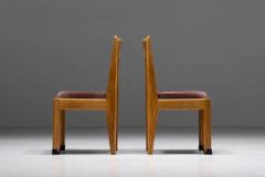 Rationalist Dining Chairs in Oak Holland 1920s - 3432582
