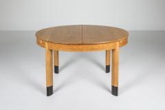 Rationalist Oval Dining Set in Oak Holland 1920s - 1918576