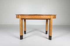 Rationalist Oval Dining Set in Oak Holland 1920s - 1918584