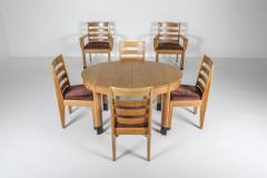 Rationalist Oval Dining Table in Oak Holland 1920s - 1918560