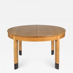 Rationalist Oval Dining Table in Oak Holland 1920s - 1919695