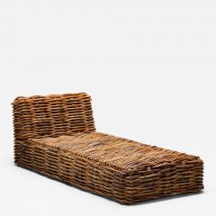 Rattan Day Bed Chaise Longues 1960s - 2310087