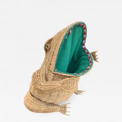 Rattan Frog Magazine Rack Italy 1970s - 1595057