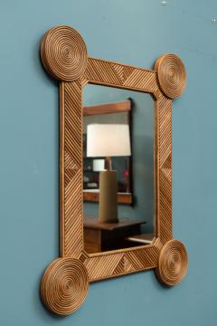 Rattan Wall Mirror by Rene Houben - 4184087