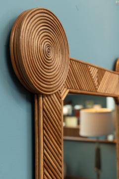 Rattan Wall Mirror by Rene Houben - 4184089