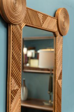 Rattan Wall Mirror by Rene Houben - 4184090
