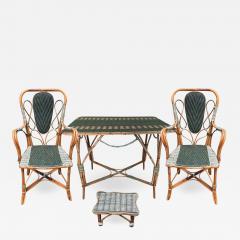 Rattan winter garden set France circa 1920 - 1041389