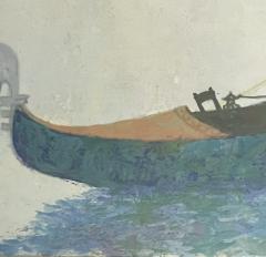 Raul Jose Mina Mora Raul Mina Mora American 1915 1996 Gouache on Board Venice Signed - 4320534
