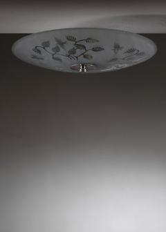 Raw frosted glass pendant - 4224157