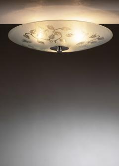 Raw frosted glass pendant - 4224158