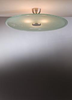 Raw glass ceiling lamp - 3618030