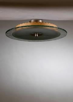 Raw glass ceiling lamp - 4288434