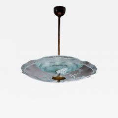 Raw glass pendant lamp - 3383602