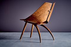 Ray Komai Early Ray Komai Plywood Lounge Chair in Cherrywood - 4395571