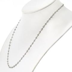 Raymond C Yard 14K White Gold 8 47cttw Round Diamond By The Yard Diamonds by the Yard Necklace - 4391047