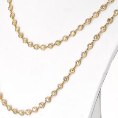 Raymond C Yard 18K Yellow Gold 34 Carat Diamond By The Yard Diamonds by the Yard Necklace - 4391033