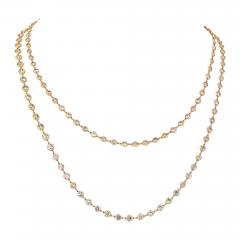 Raymond C Yard 18K Yellow Gold 34 Carat Diamond By The Yard Diamonds by the Yard Necklace - 4391818
