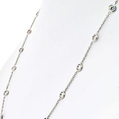 Raymond C Yard PLATINUM 2 50CTTW ROUND CUT DIAMOND BY THE YARD NECKLACE - 3078238