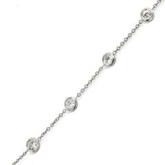 Raymond C Yard PLATINUM 2 80CTTW DIAMOND BY THE YARD 16 INCH NECKLACE - 3078237