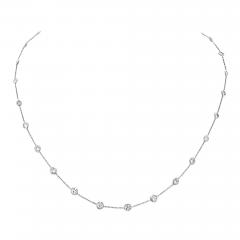 Raymond C Yard PLATINUM 2 80CTTW DIAMOND BY THE YARD 16 INCH NECKLACE - 3081619