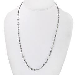 Raymond C Yard Platinum 11 50cttw Diamonds by the Yard Necklace - 4541836