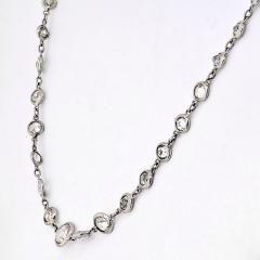 Raymond C Yard Platinum 11 50cttw Diamonds by the Yard Necklace - 4541841