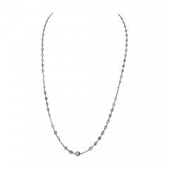 Raymond C Yard Platinum 11 50cttw Diamonds by the Yard Necklace - 4545152