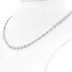 Raymond C Yard Platinum 13 50cts Round Cut Diamond By The Yard Diamonds by the Yard Necklace - 4390956