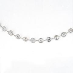 Raymond C Yard Platinum 13 50cts Round Cut Diamond By The Yard Diamonds by the Yard Necklace - 4390957