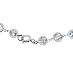 Raymond C Yard Platinum 13 50cts Round Cut Diamond By The Yard Diamonds by the Yard Necklace - 4390959