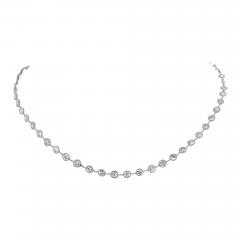 Raymond C Yard Platinum 13 50cts Round Cut Diamond By The Yard Diamonds by the Yard Necklace - 4391787