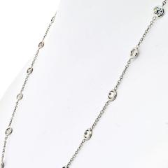 Raymond C Yard Platinum 2 50cttw Round Cut Diamond By The Yard Diamonds by the Yard Necklace - 4391022