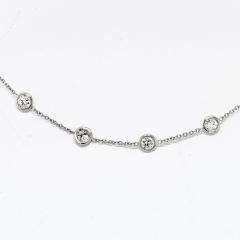 Raymond C Yard Platinum 2 80cttw Diamond By The Yard 16 inch Diamonds by the Yard Necklace - 4391019