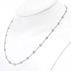 Raymond C Yard Platinum 2 80cttw Diamond By The Yard 16 inch Diamonds by the Yard Necklace - 4391020