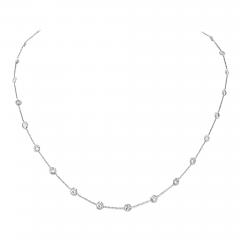 Raymond C Yard Platinum 2 80cttw Diamond By The Yard 16 inch Diamonds by the Yard Necklace - 4391800