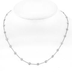 Raymond C Yard Platinum 2 80cttw Diamond By The Yard 16 inch Diamonds by the Yard Necklace - 4391801