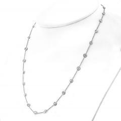 Raymond C Yard Platinum 3 22cttw 25 Round Diamond By The Yard Chain Diamonds by the Yard - 4391018