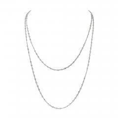 Raymond C Yard Platinum 48 inches Diamond By The Yard Chain Diamonds by the Yard Necklace - 4391824