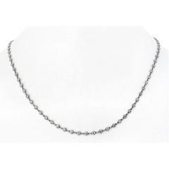 Raymond C Yard Platinum 5 79cttw Round Cut Diamonds by the Yard Necklace - 4541812
