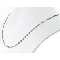 Raymond C Yard Platinum 5 79cttw Round Cut Diamonds by the Yard Necklace - 4541817