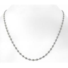 Raymond C Yard Platinum 6 11 cttw Round Cut Diamonds by the Yard Necklace - 4541811
