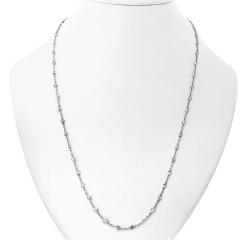 Raymond C Yard Platinum 6 75cttw Round Cut 52 Stones 22 inch Diamonds by the Yard Necklace - 4541827